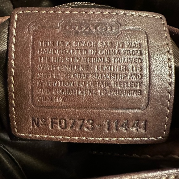 Vintage Coach Bleeker Hobo Signature Leather Flap Horse & Carriage Buckle Bag - Picture 5 of 5